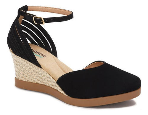 Huarache Casual 84545mve Suela Goma Mecate Yute Liso Correa