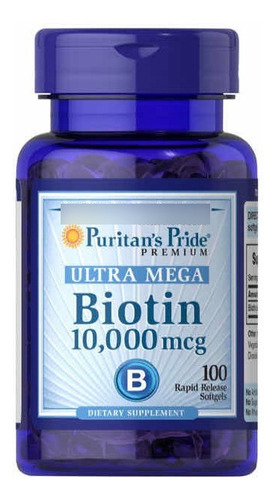 Biotina 10.000mcg Americana Origina - Unidad a $890