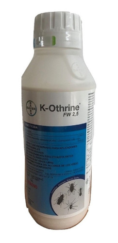 Insecticida K-othrine Fw 2,5 Bayer Deltametrina X 1 Litro