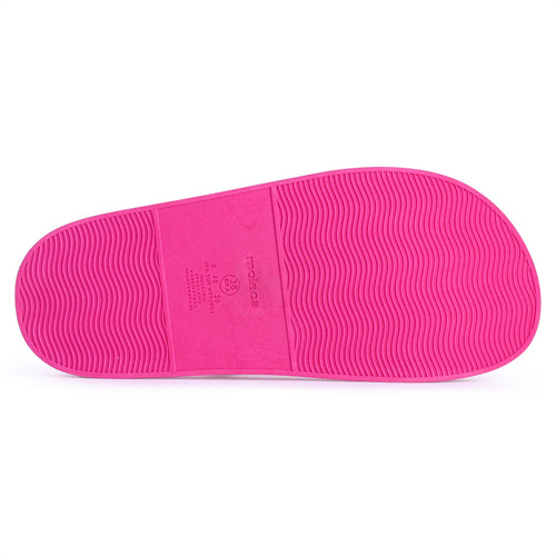 Sandália Chinelo Moleca Rosa Barbie Napa Com Strass