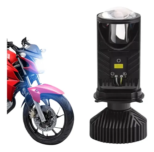 Lâmpada Led Projetor Moto H4 35w Laser Super Forte 20000lm H4 Branco ...