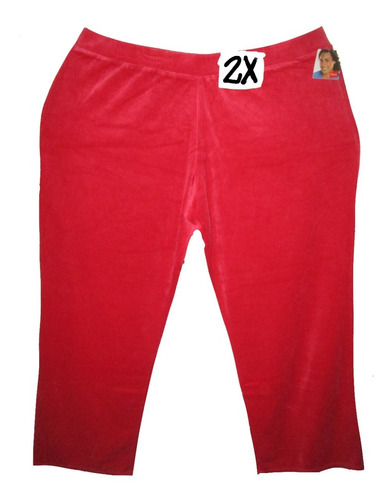 Pantalon Pants Rojo Sport De Mujer Talla 2x (38/40) Hanes