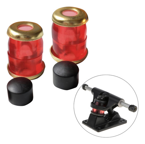 2 X 2-4pack 4x Pu Top Bottom Skate Truck Bucha Kit 2 Peças