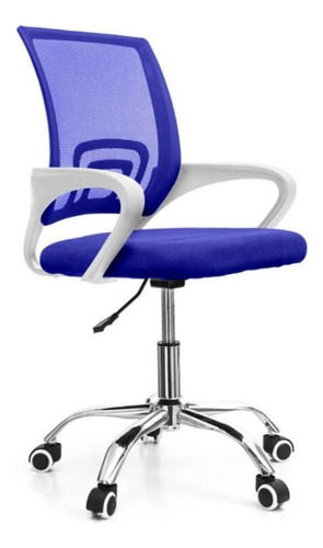 Cadeira De Escritório Secretária Fortt Lisboa Azul - Csf02-a