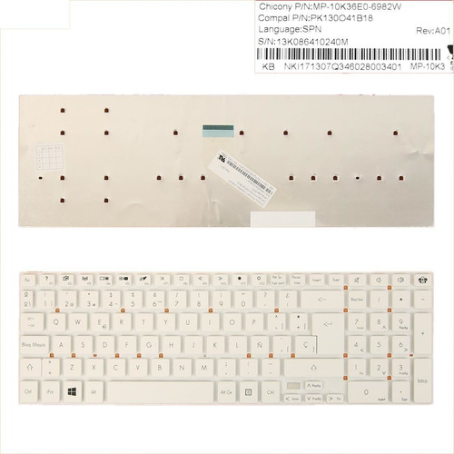 Teclado Acer V3-551 5830 Es1 Gateway Nv55 Nv75 E1-532