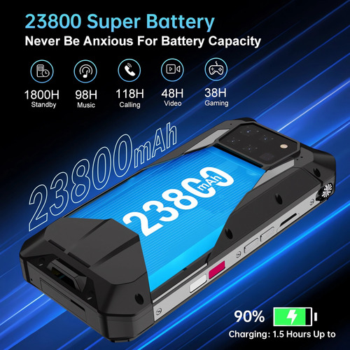Unihertz 8849 Tank 3 Pro - Celular Proyector Láser 120 PuLG.
