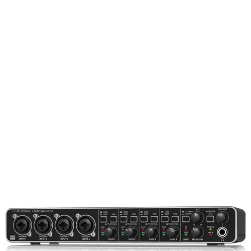 / Interfaz Midi Y De Audio Behringer Umc 404hd Audiófilo 4x4