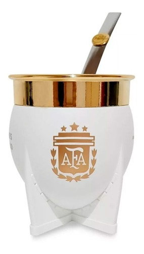 Mate Pampa Nuevo Afa Selección Argentina Campeon + Bombilla