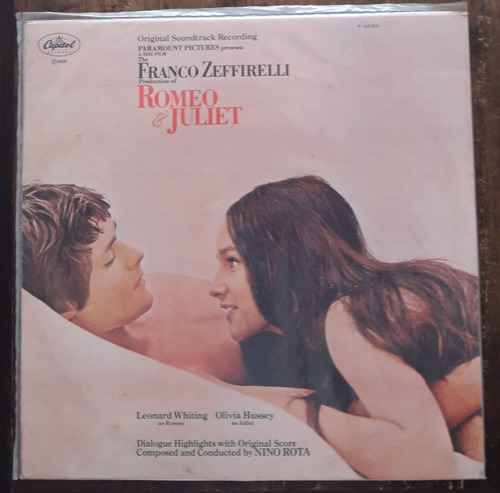 Lp Vinil (vg) Nino Rota Romeo & Juliet Ed 1969 Brasil