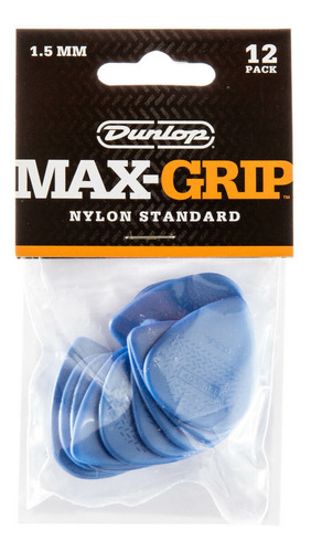 Kit 12 Palhetas Dunlop Nylon Max Grip 449p - Made In Usa