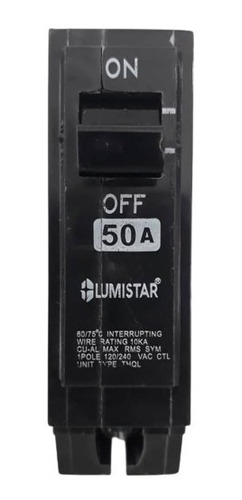 Breaker Empotrable Thql 1p-50a Lumistar