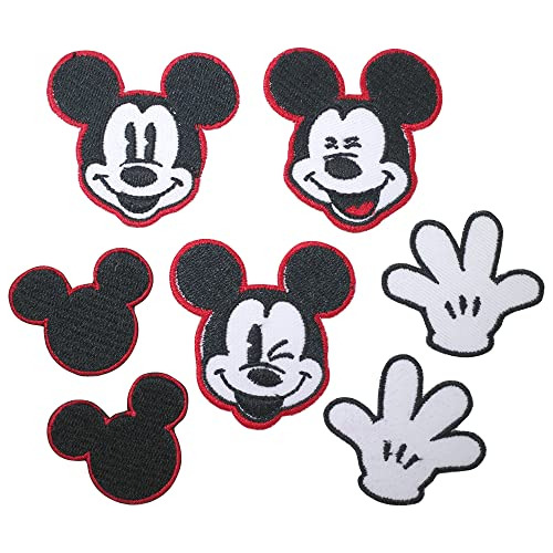 5 Parches De Mickey Planchar O Coser Jeans, Ropa, Bolso...