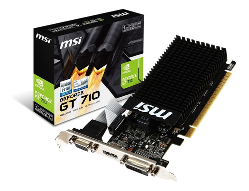 Placa De Video Msi Geforce Gt 710 1gd3h Lp 1gb Ddr3 Csi