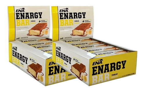 2 Barras Proteína 16unidades C/u Protein Bar Ena 46gr C/u