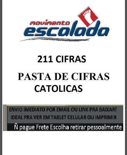 A Pasta De Cifras Catolicas 211 Cifras - Envio Imediato