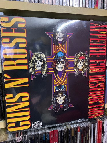 Guns N Roses-apetito Para La Destrucción Lp Color Rojo 