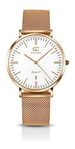 Gelfand Co Bethune 36mm Unisex Rose Gold Con Esfera Blanca R