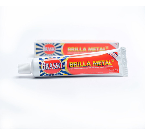 Brasso Brilla Metales Crema Pasta Original Pule Protege 