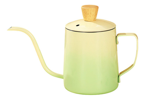 Reche De Cisne De 350 Ml Sobre El Café Gradiente Verde