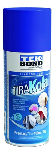 Tira Kola Spray 100ml Tekbond Remove Cola Adesivo Etiqueta 