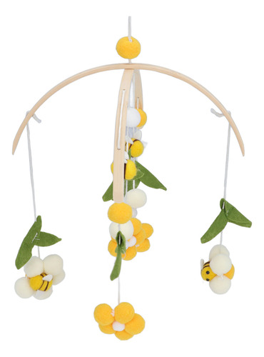 Cuna Móvil Con Forma De Abeja Para Bebé, Diseño De Flores, H
