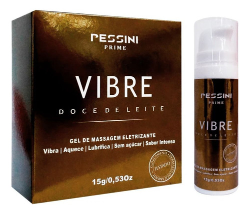 Vibre Gel De Massagem Eletrizante 15g Excitante Beijável