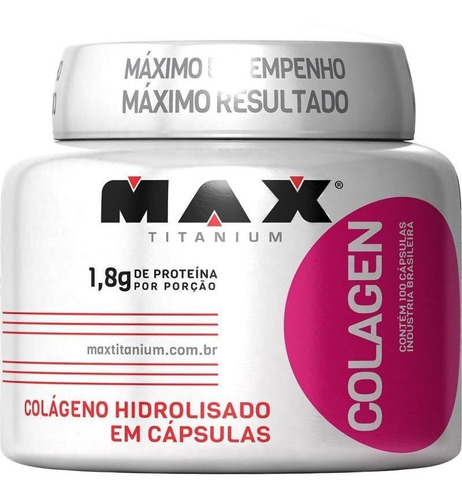 Colagen Hidrolisado (100caps) Max Titanium