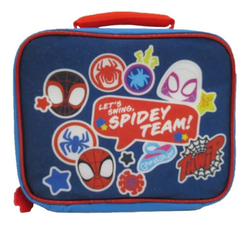 Lunchera Spiderman Spidey 74541l color azul