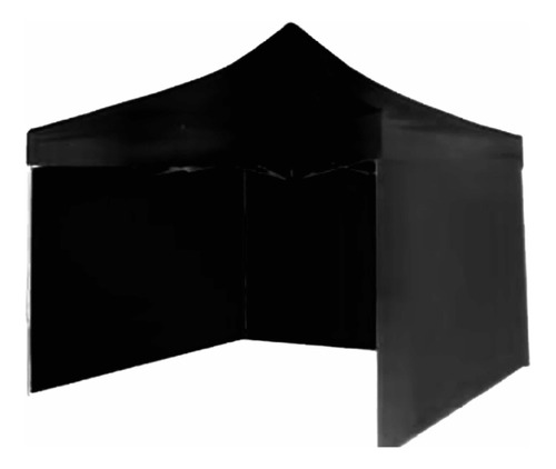 Gazebo Negro 3x3 Plegable, Reforzado