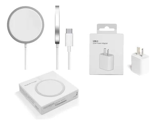 Kit Cargador Inalámbrico Para iPhone 15 15 Pro+adaptador 20w