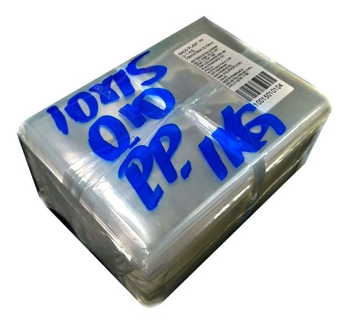 Saco Plástico Transparente 10x15 0,10 Pp 666 Unid 1 Kg