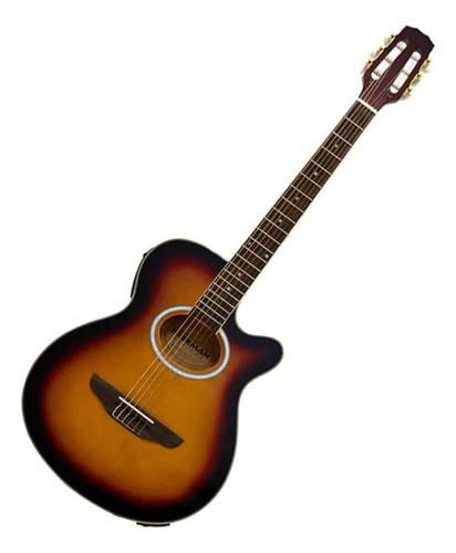 Guitarra Electroacústica Freeman Fra95ncet Cuerda Nylon