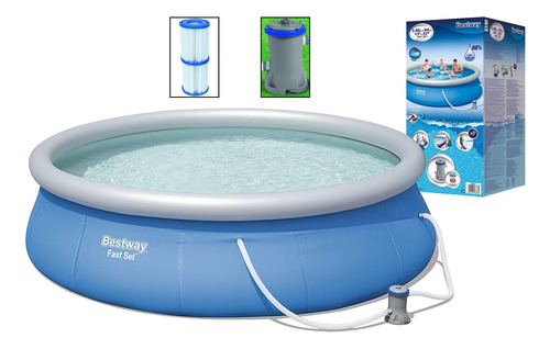 Piscina Bestway Gomón Inflable 5377 Lts + Bomba + Filtro