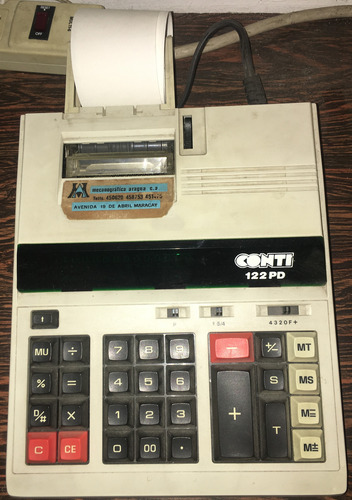 Calculadora Electrónica  Conti 122-pd 