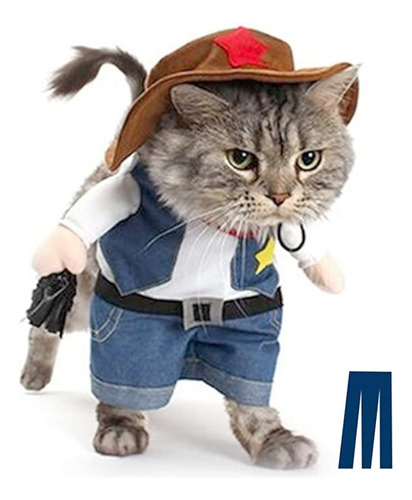 Disfraz De Halloween Para Mascotas De Sheriff