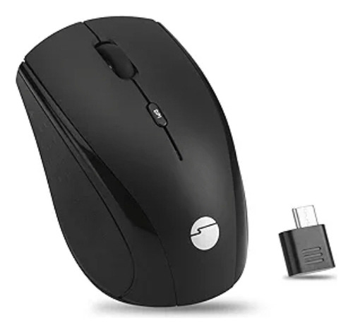 Mouse Inalámbrico Usb-c 2.4g De 3 Botones, Puerto C