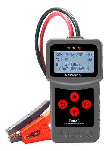 Multicolor/12 Voltios Coche Moto Battery Tester Digital L