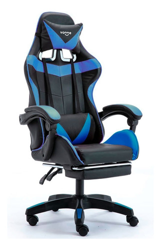 Silla Pc Gamer Reclinable Giratoria Ergonometrica Apoyapies