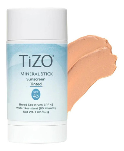 Protector Solar Mineral Stick Roll On Tizo Spf45 Con Color