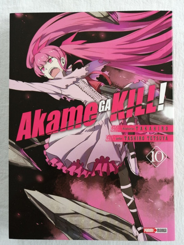 Panini Manga Akame Ga Kill N.10, De Takahiro. Serie Akame Ga Kill, Vol. 10. Editorial Panini, Tapa Blanda En Español, 2018