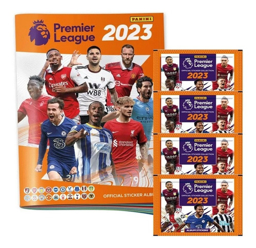 Álbum Premier League 2023 Panini + 50 Sobres 