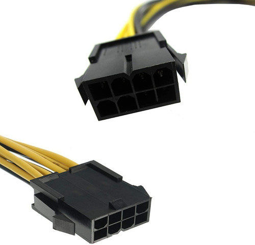 Imagen 2 de 4 de Cable De Alimentación Pci Express Vga 8 Pines A Doble (6+2)