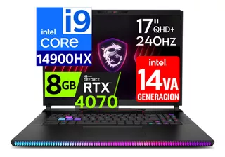 Msi Raider Ge78hx Core I9 14900hx 32ddr5 1tb Rtx4070