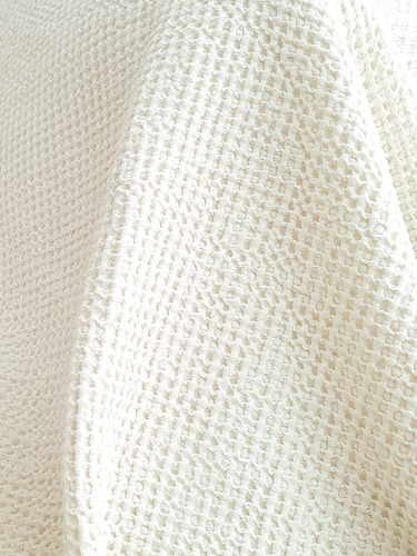 Manta Para Sillón O Cama Nido De Abeja 100% Coton 3.50x2,70m