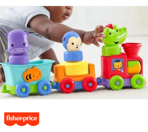 Tren Animales Divertidos Fisher Price Arrastre Didactico