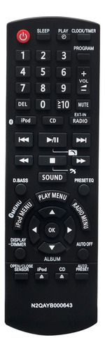 Mando Distancia Para Panasonic Compact Stereo System Sc-hc35