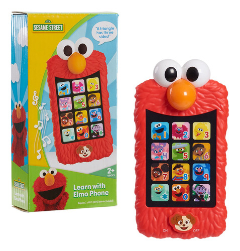 Sesame Street Aprende Con El Teléfono Elmo De Simulación,.