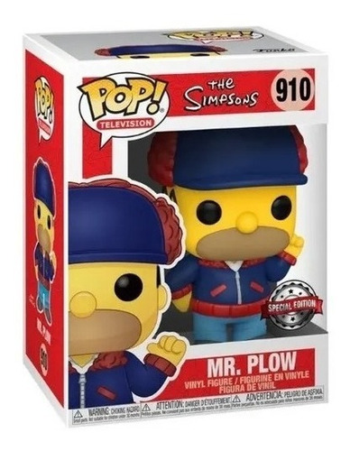 Funko Pop! Mr Plow Homero Don Barredora Special Edition