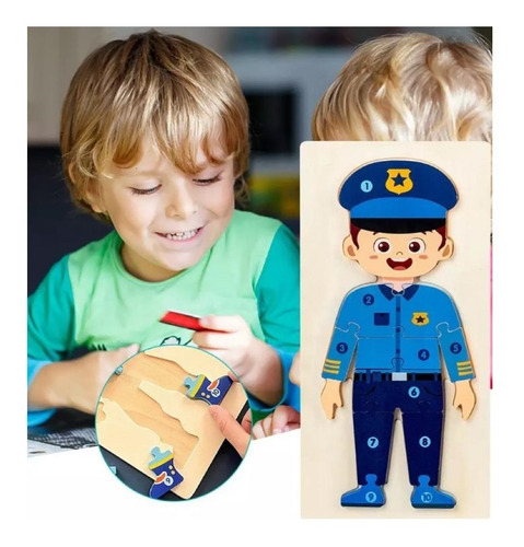 Juguete Didactico Puzzles Rompecabezas De Madera