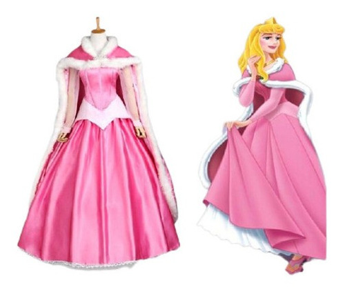 Vestido De Princesa Para Cosplay De Aurora Briar Rose Durmie